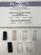 Sample Card - English Net and Batiste